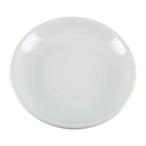 White Ceramic Saucer - 150mm